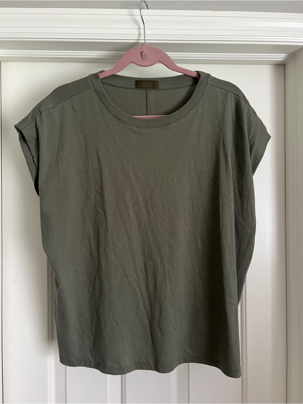 nuuds Olive Green Muscle Tee